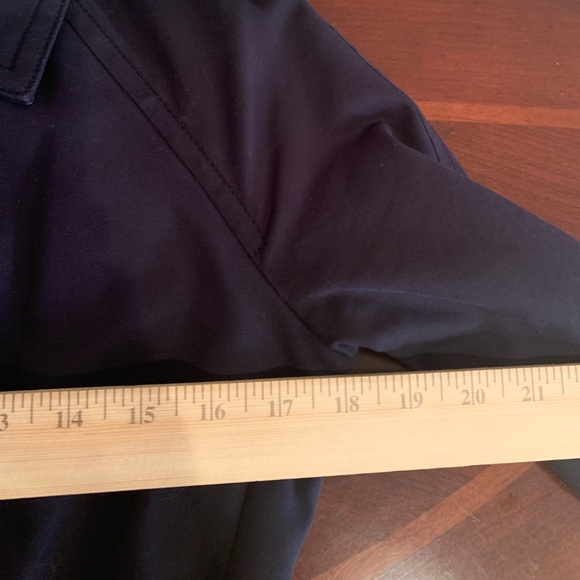 Club Monaco Dark Navy Trench Coat - Picture 10 of 11